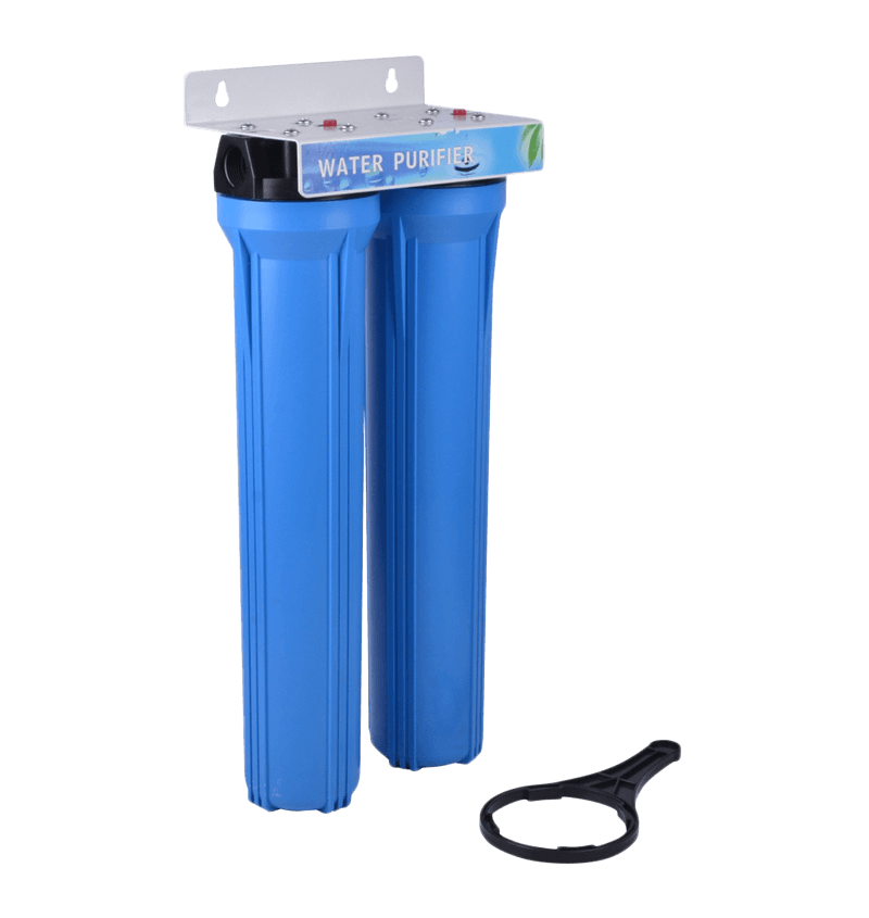 grand boîtier de filtre bleu pour purificateur d'eau H-BK02