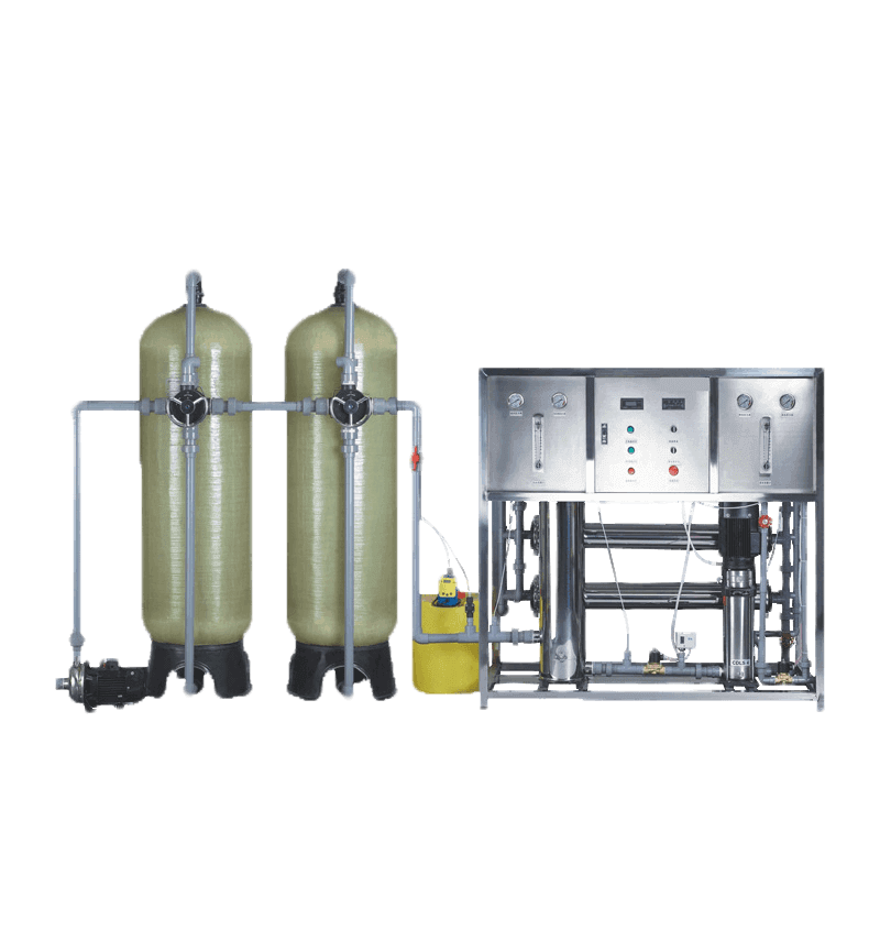 Prétraitement en 3 étapes pour cuve FRP RO-2000L/H